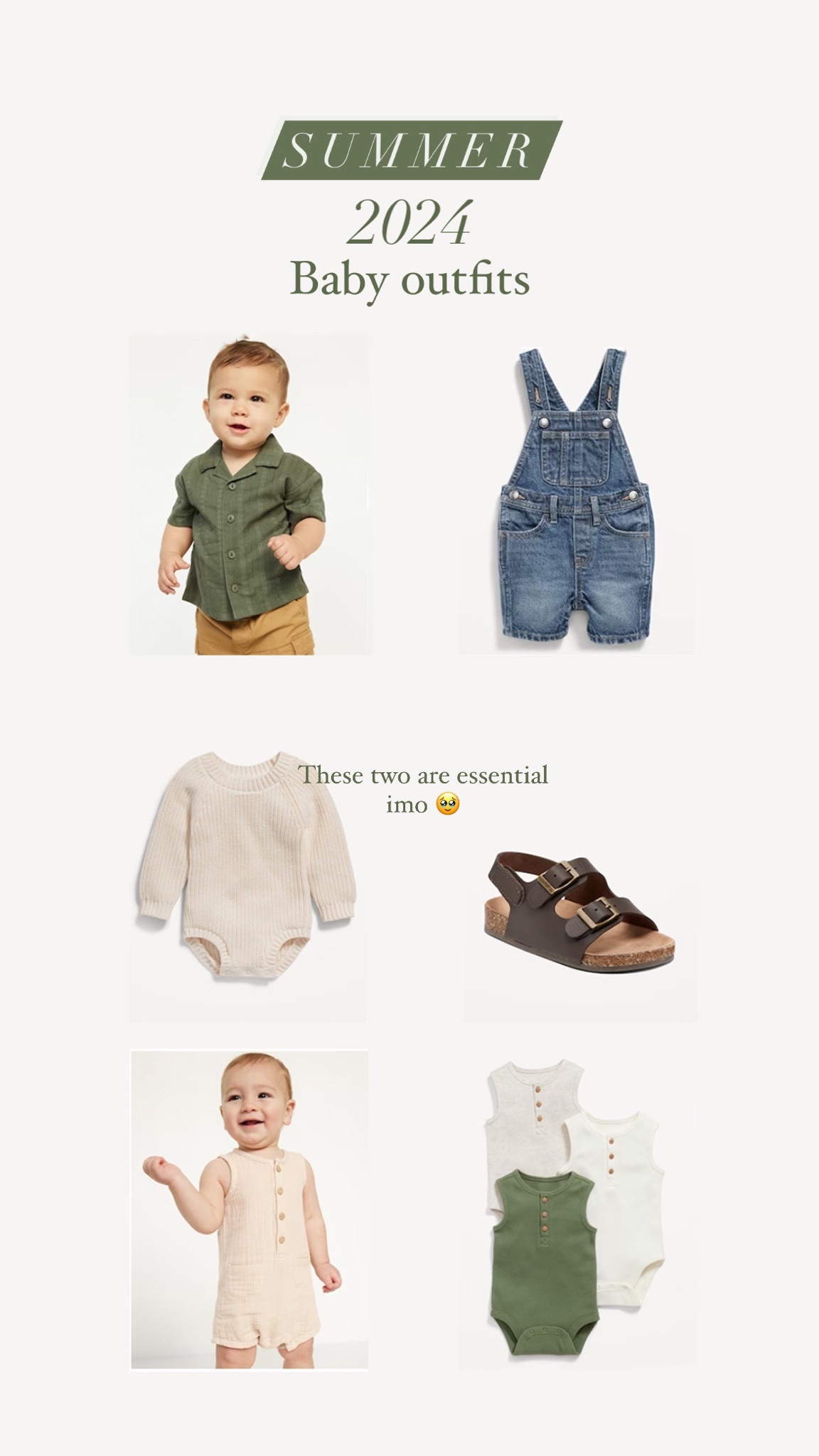 Summer 2024 baby boy outfits! Affordable and perfect for everyday, vacation, or family photo shoots 🤍

#LTKbaby #LTKfamily #LTKcanada