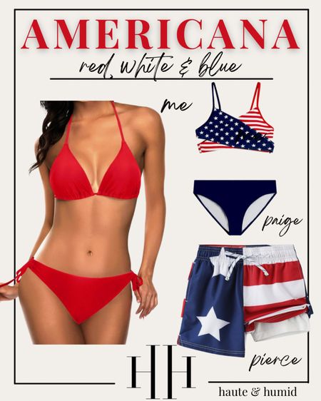 Memorial day weekend
Swimsuits
Flag swimsuit
Red white & blue
I have this bikini in white, size med. Full booty coverage. 


#LTKFindsUnder50 #LTKStyleTip #LTKSwim