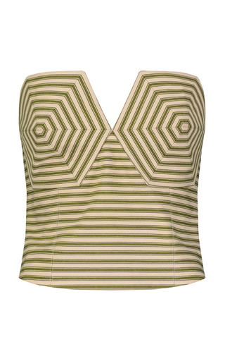 Suki Striped Bustier Top | Moda Operandi (Global)