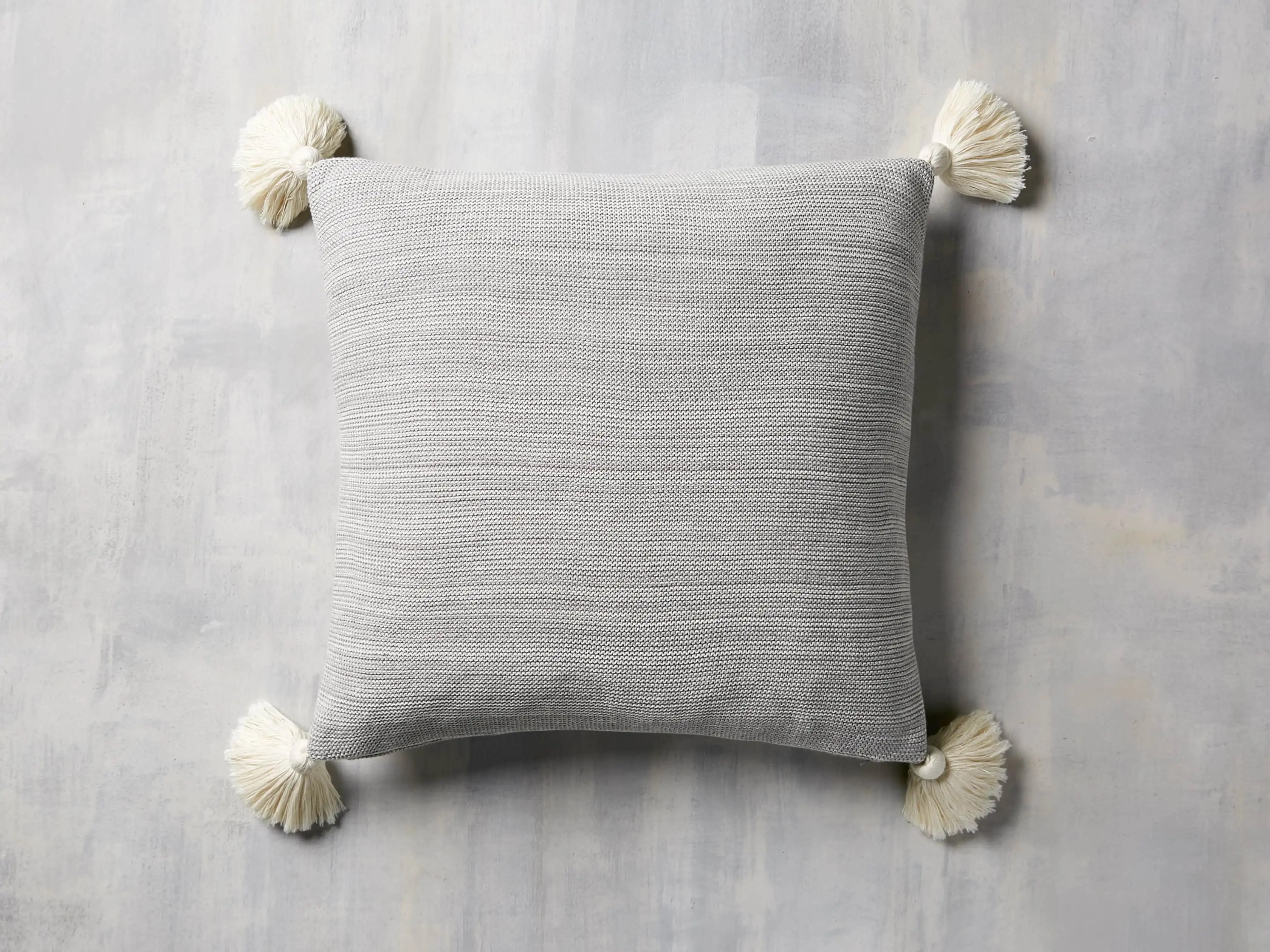 Knit Pom Pom Pillow Cover | Arhaus