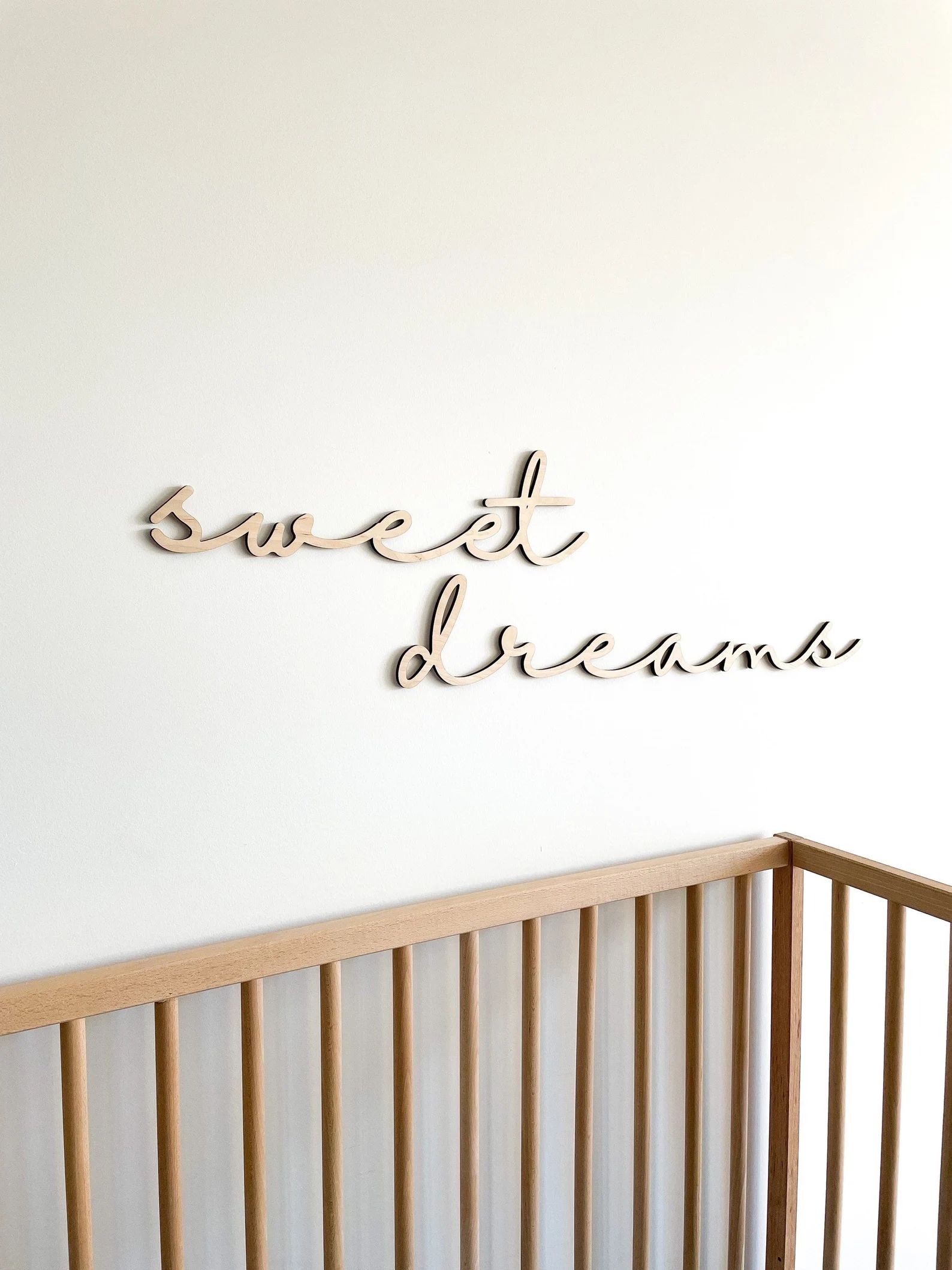Sweet Dreams Cutout Kids Bedroom Decor Nursery Wall Decor - Etsy | Etsy (US)