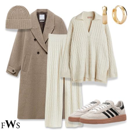Fall cozy outfit 🤎

Net set loungewear sets, net, loungewear, knit pants, Nick trousers, cable knit neutral, outfit, total outfit, quiet, luxury, fall outfit, autumn, outfit for coats, autumn, coats, fall, jacket, winter, jacket, fall, shoes, winter, shoes, Adidas work outfit work from home running errands city break, comfortable, cozy, relax midsize curve over 40 style tips outfit, ideas, outfit, inspiration H&M mango cos Mejuri 

#LTKU #LTKover40 #LTKSeasonal