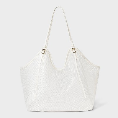 Sport Mesh Net Tote Bag - A New Day™ White | Target