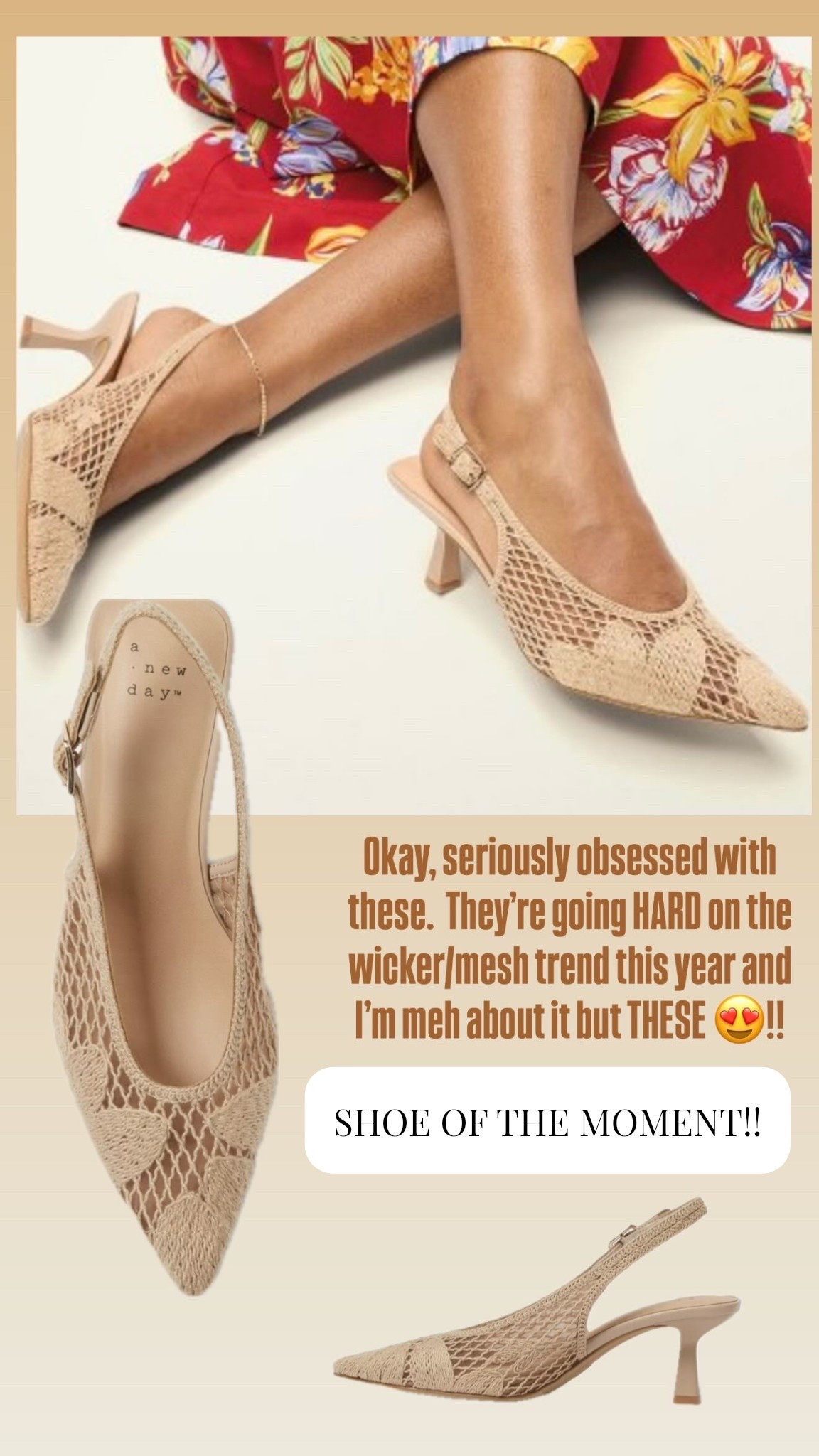 I love this new kitten heel sling back that just dropped! 

#LTKootd #LTKOver40 #LTKWedding