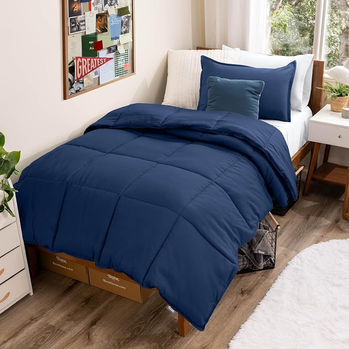 Bare Home Comforter Set - Twin/Twin Extra Long - Ultra-Soft - Premium 1800 Series - All Season Wa... | Amazon (CA)