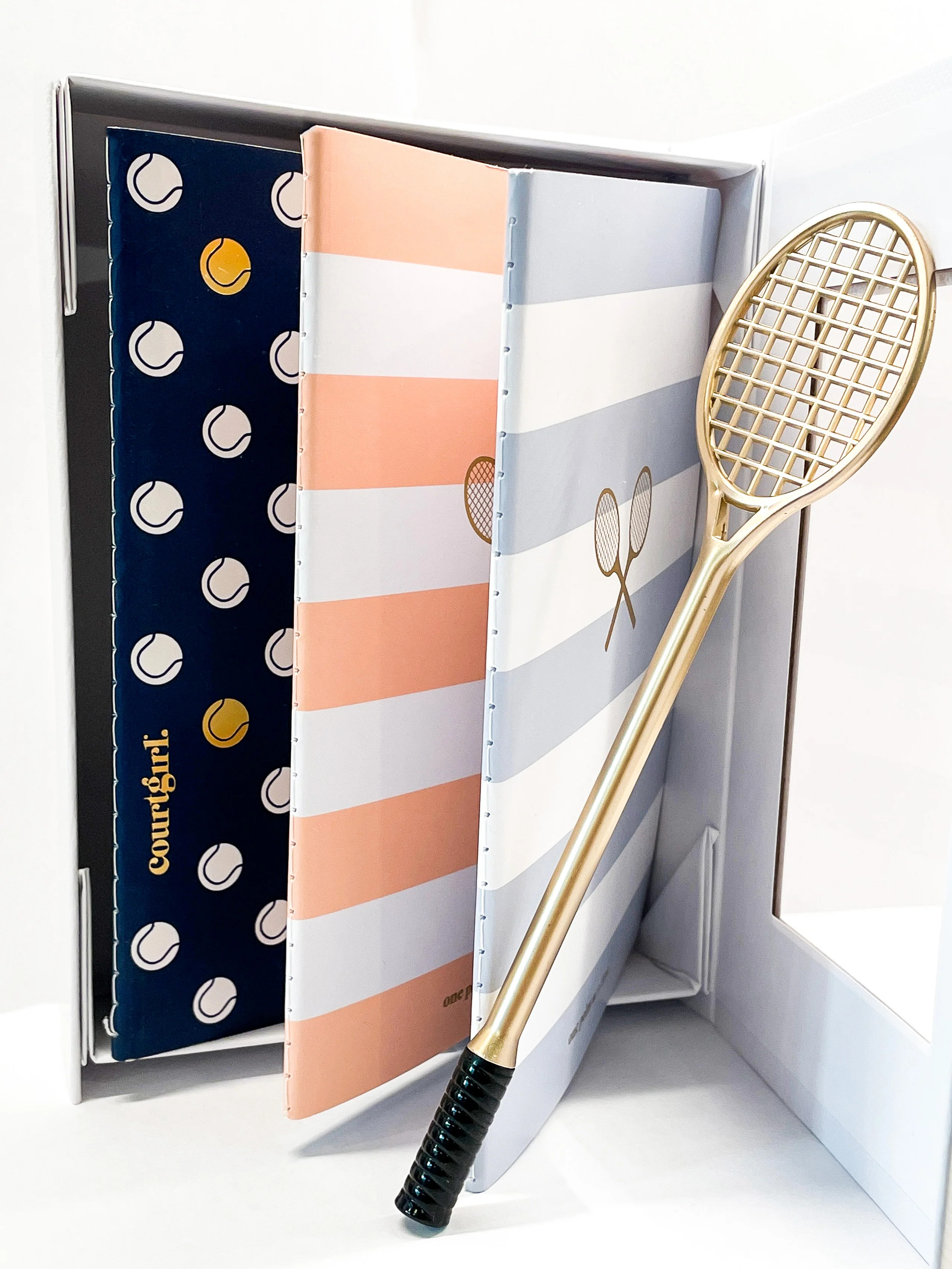 Journal & Racquet Pen Gift Set | courtgirl.