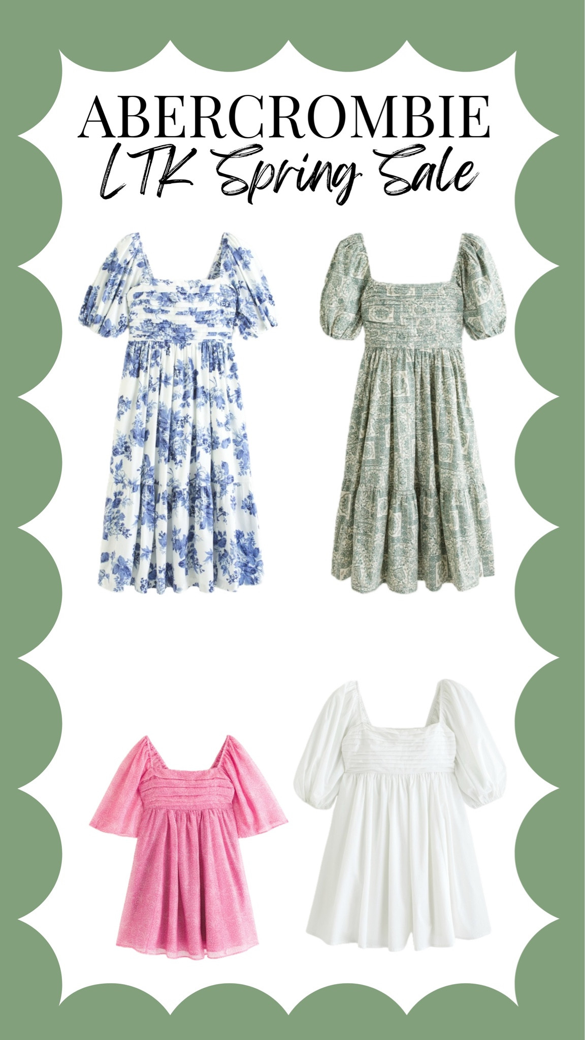 the Emerson dress is my absolute FAV thing from Abercrombie! Flattering on every body type, you simply can’t go wrong! If you are busty - size up! 
Pre- pregnancy - XS
pregnancy - medium/large

#LTKSpringSale #LTKfindsunder100 #LTKbump