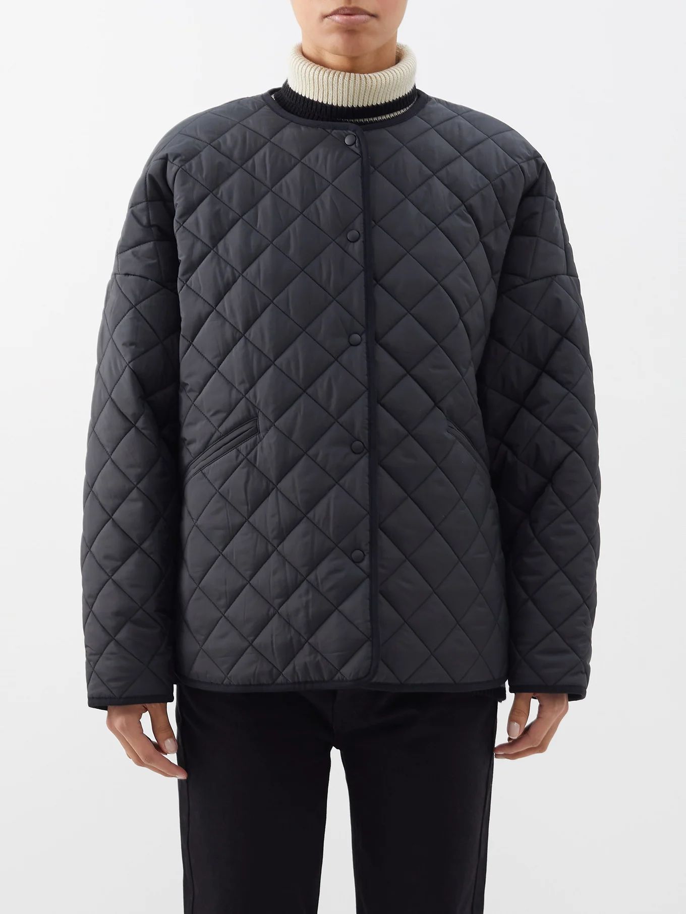 Dublin diamond-quilted soft-shell jacket | Toteme | Matches (US)