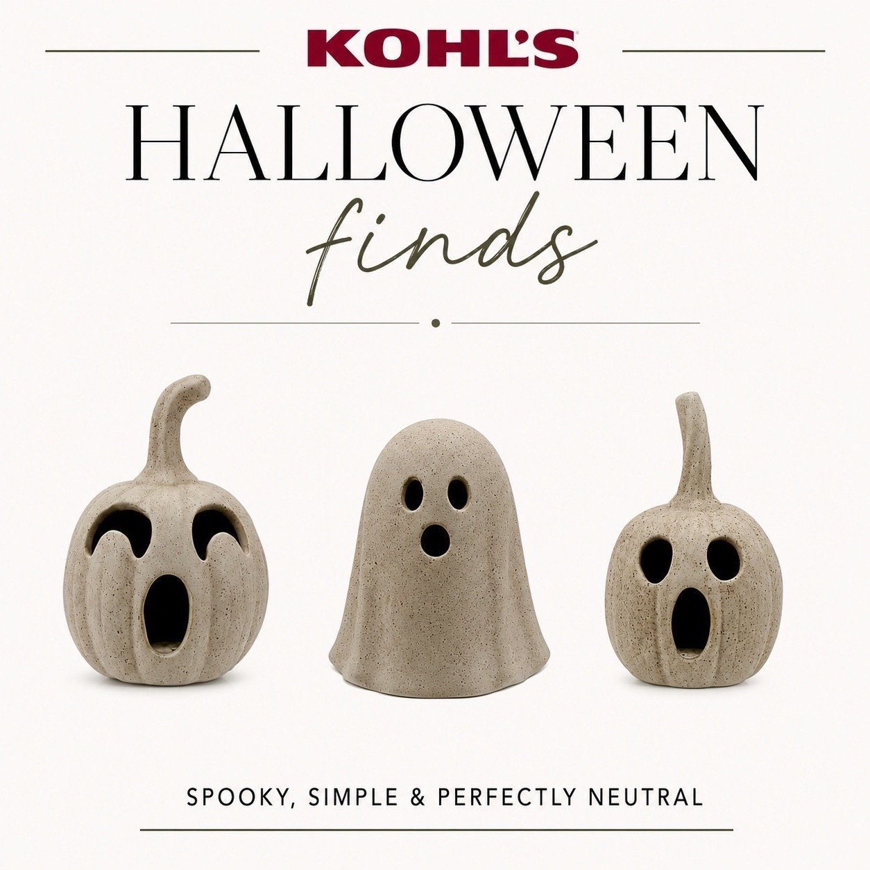 Neutral Halloween decor from Kohls! Snag them before they sell out 🍂

#LTKSeasonal #LTKSaleAlert #LTKHome