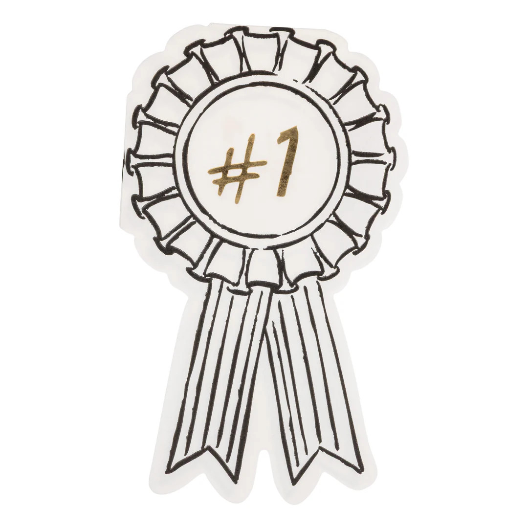 Grad Ribbon Shaped Napkin | My Mind's Eye