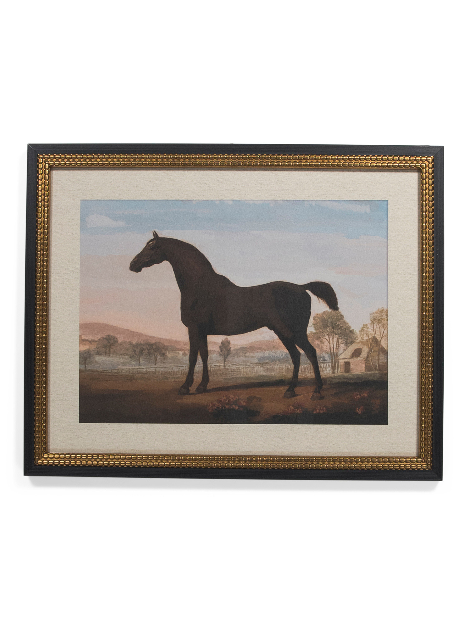 20x16 Tuscan Horse Double Bead Row Wall Art | TJ Maxx