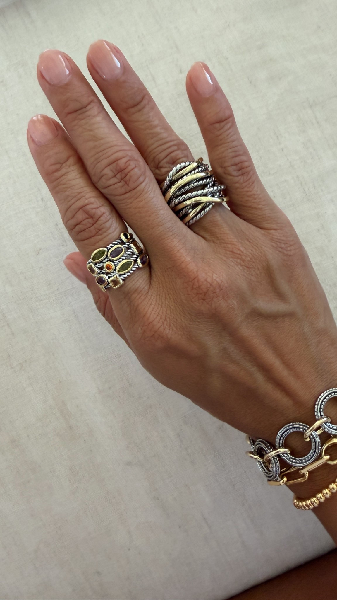 Mixed metals that totally look like David Yurman👌🏾🙌🏽

#LTKWorkwear #LTKTravel #LTKOver40