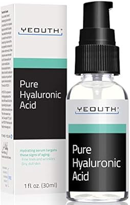 Hyaluronic Acid Serum for Face by YEOUTH - 100% Pure Clinical Strength Anti Aging Formula! Holds ... | Amazon (US)