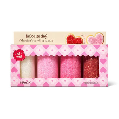 Valentine's Sanding Sugar Sprinkles - 4ct/4.51oz - Favorite Day™ | Target