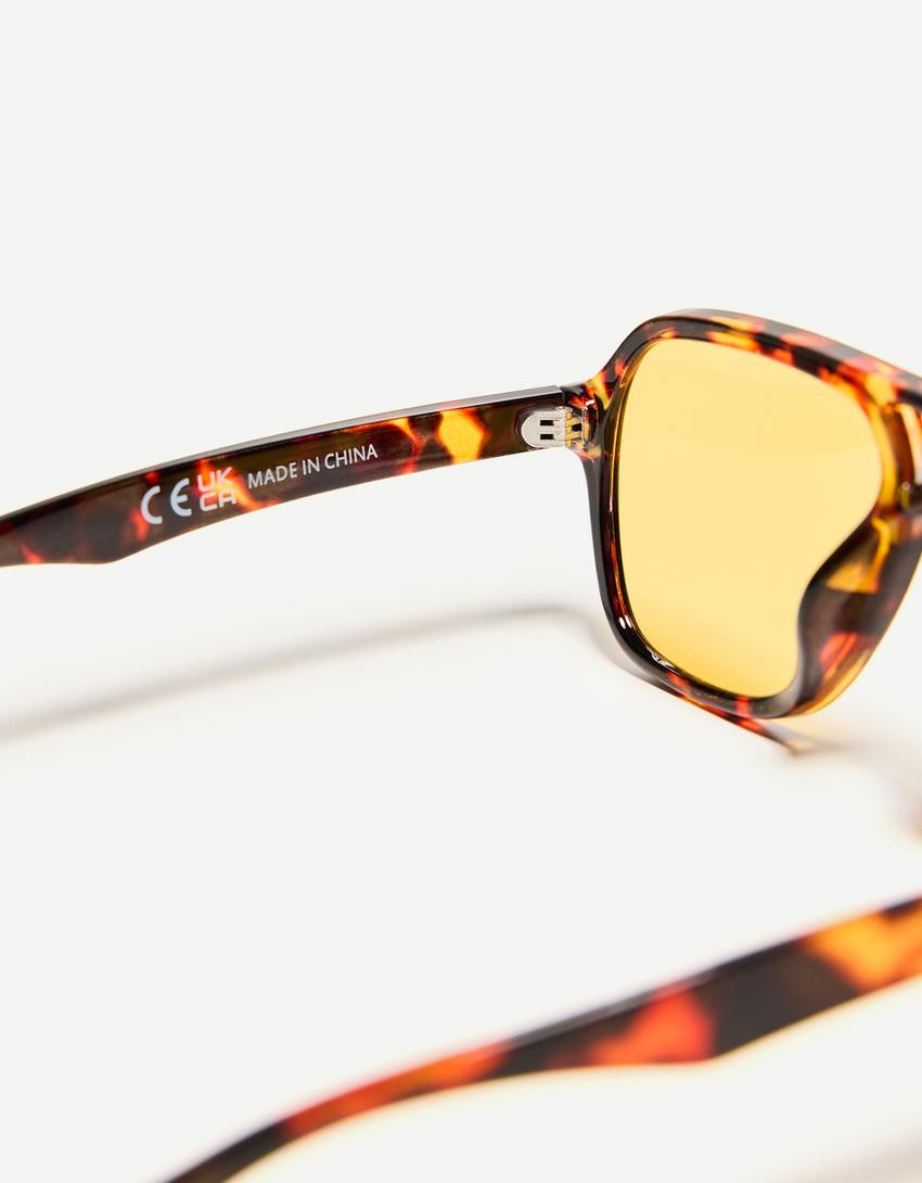 Retro-Sonnenbrille - Accessoires - Damen | Bershka DE