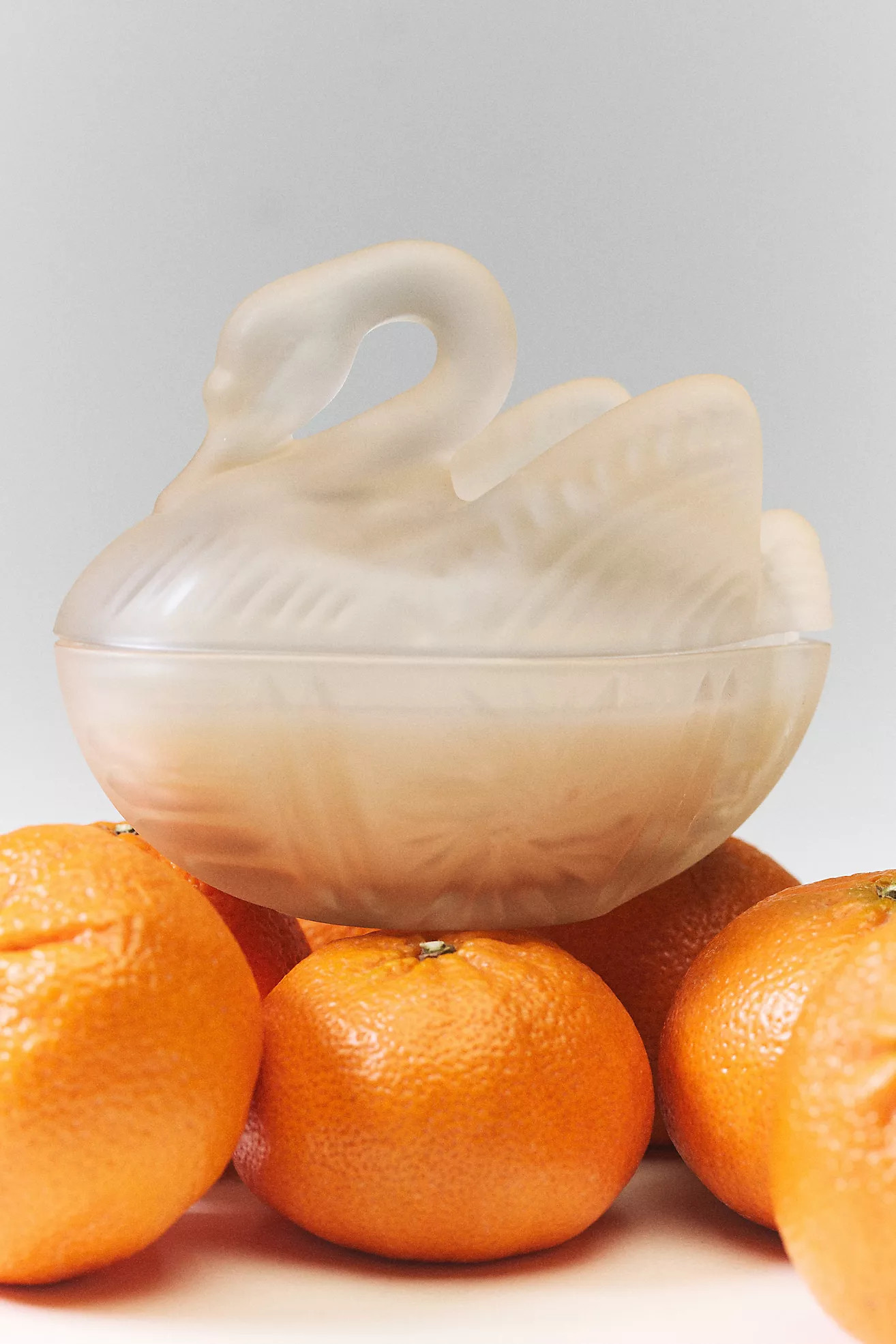 Spring Swan Fruity Clementine & Jasmine Figural Glass Candle | Anthropologie (US)