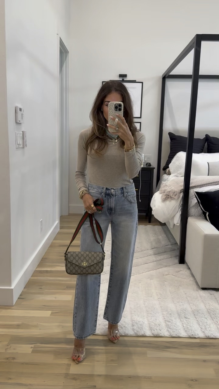 Petite friendly jeans size 23 petite wool blend soft tee size xs Amazon finds Gucci bag fall outfit

#LTKPetite #LTKSaleAlert #LTKootd