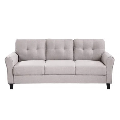 Modern Living Room Sofa Set Linen Upholstered Couch Furniture For Home Or Office | Wayfair North America
