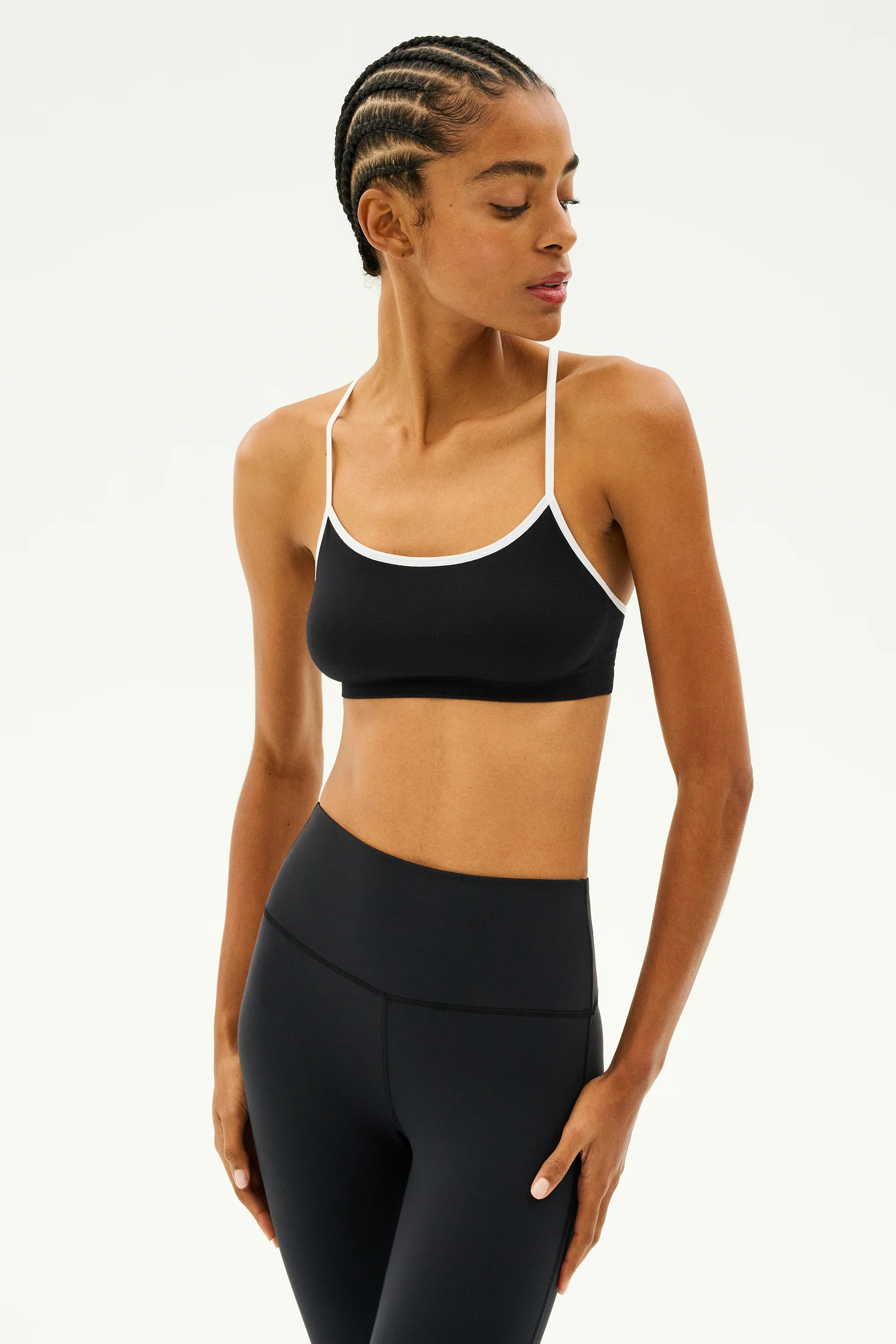 Loren Seamless Bra - Black/White | Splits59.com