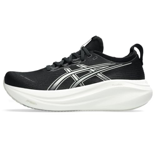 ASICS Women's Gel-Nimbus 27 Running Shoes, 9, Black/Lake Grey | Amazon (US)