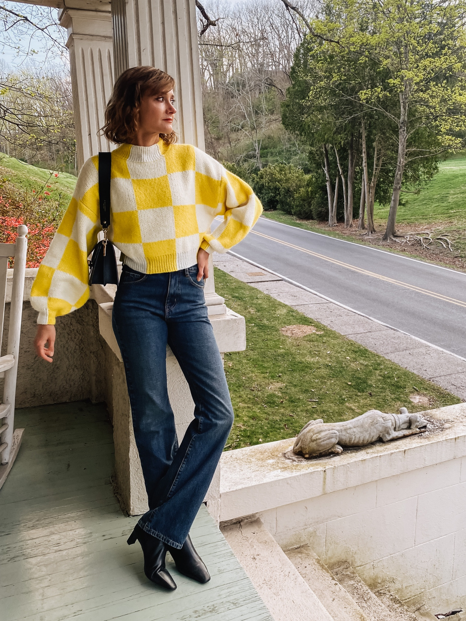 These flared jeans and ankle boots give me the ‘00’s vibe in the best sort of way. ✨ 

#LTKSeasonal #LTKxMadewell #LTKshoecrush