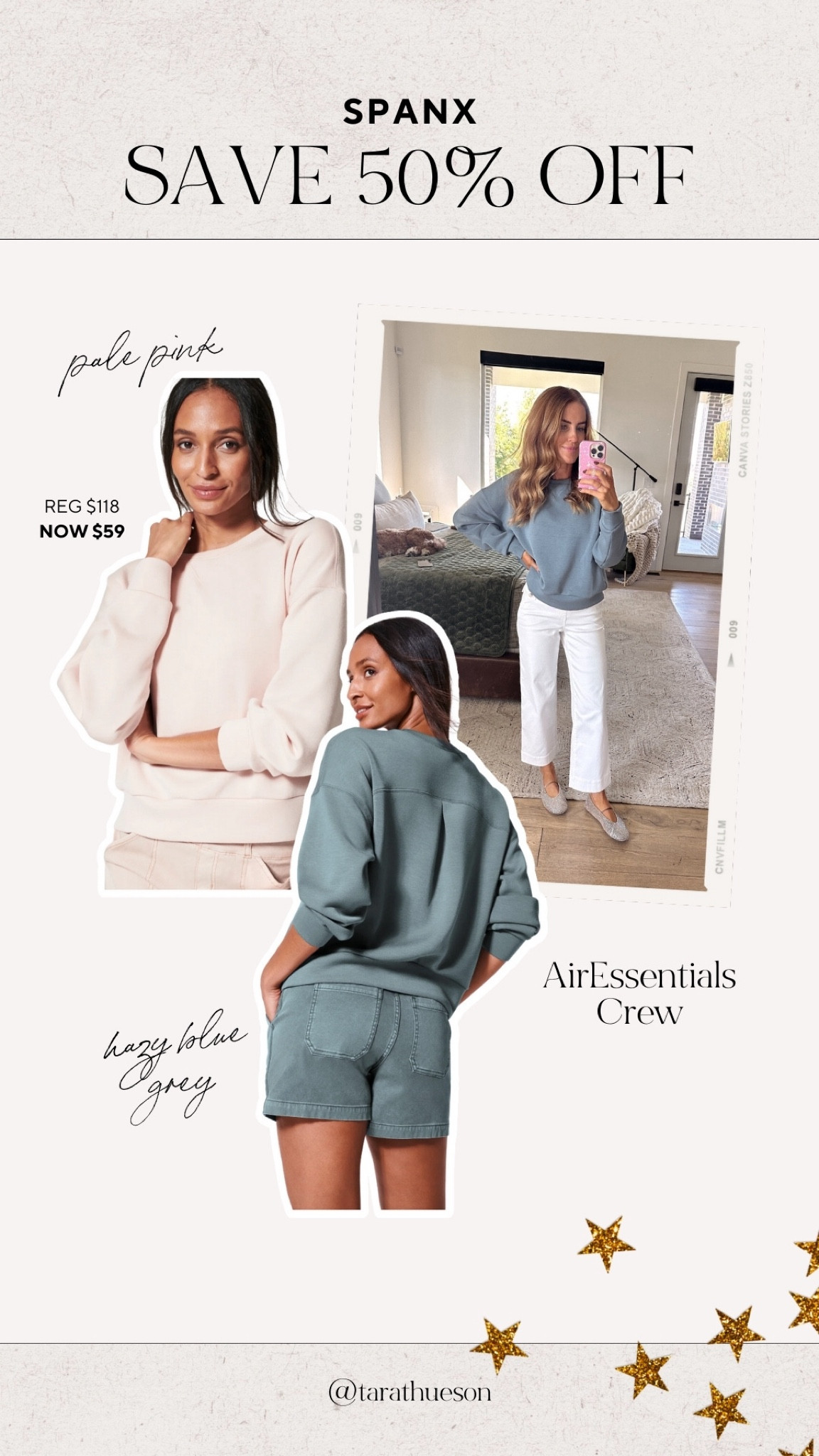 Sooo soft and comfy! 50% off plus code TARAXSPANX stacks for an extra 10% off. @spanx

#LTKSeasonal #LTKsalealert