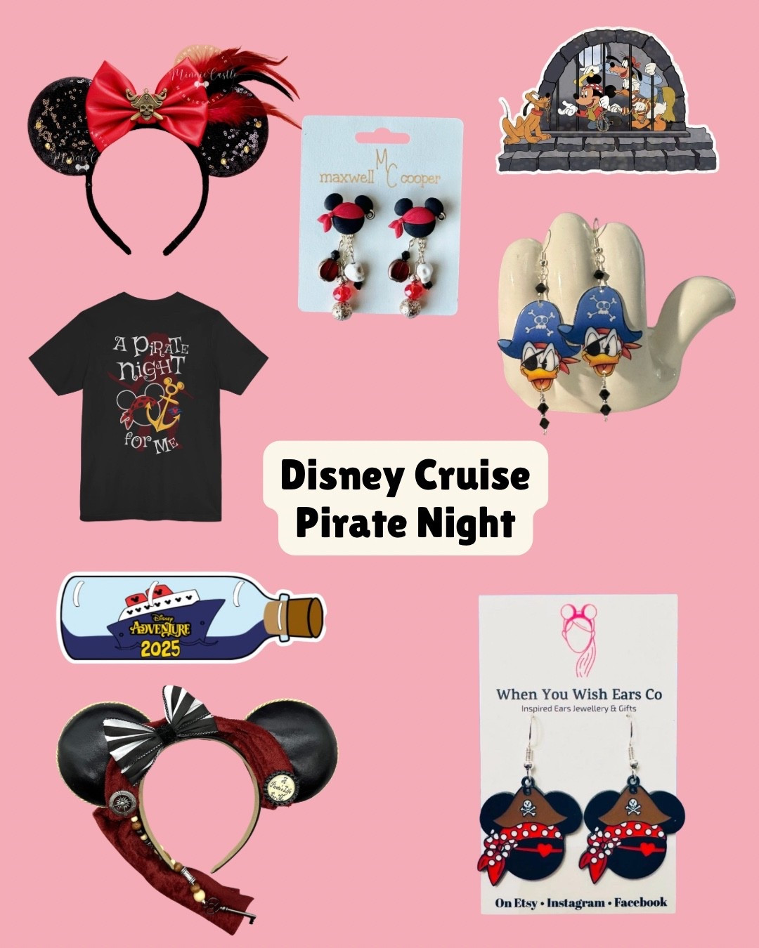 Planning for Pirate Night on a Disney Cruise #dcl #cruise #disneycruise #piratenight #disneycruisepiratenight #cruiseessentials #disneycruiseessentials #disneypiratenight #disneystyle #disneycruiseoutfit #disneyoutfit #disneyland #disneyworld