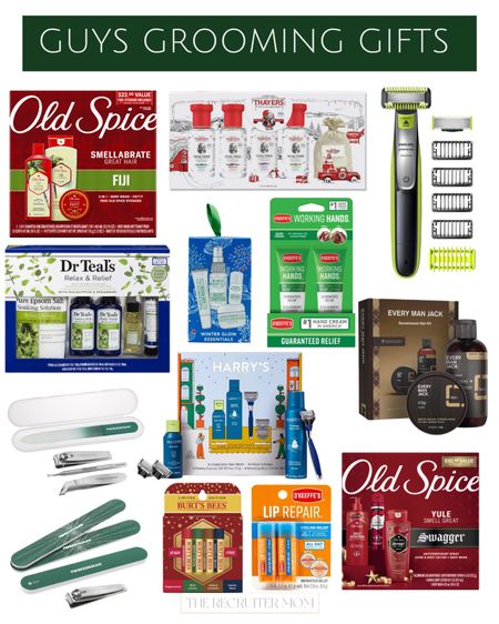 Guys Grooming Gifts

Gifts for him | holiday gift guide | Old Spice | Harry’s | Dr Teal’s | Burt’s Bees 

#LTKHoliday #LTKGiftGuide #LTKmens