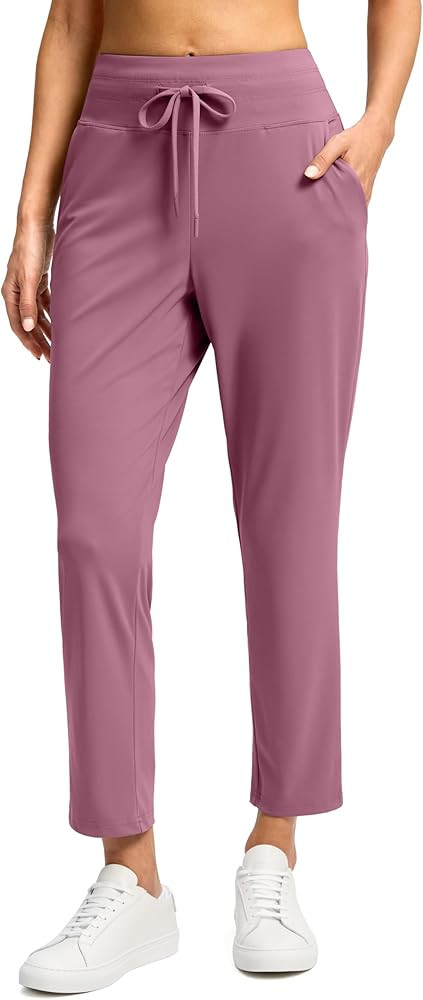G Gradual Pants for Women High Waisted Ankle Pants 2 Pockets 7/8 Athletic Pants with Drawstring f... | Amazon (US)