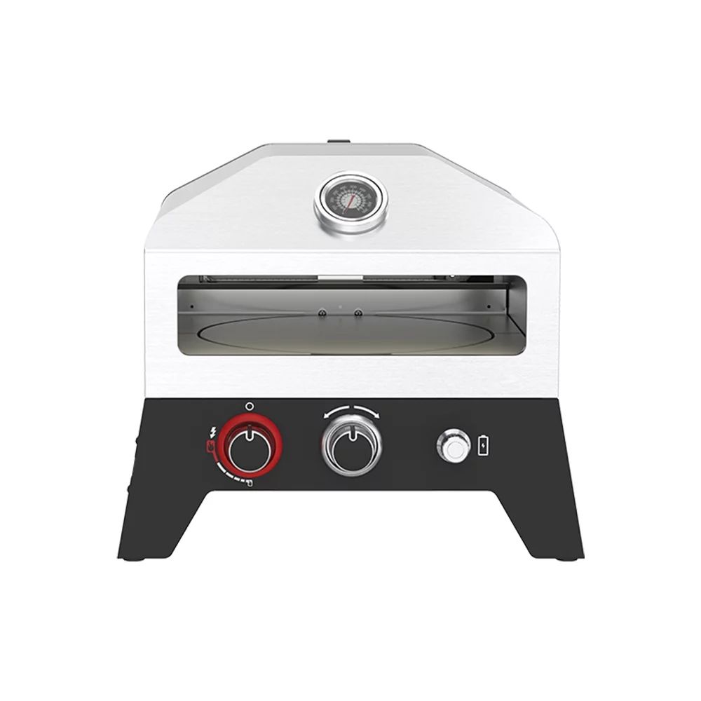 Nexgrill 12 in. Stainless Steel Tabletop Propane Gas Outdoor Pizza Oven | Walmart (US)