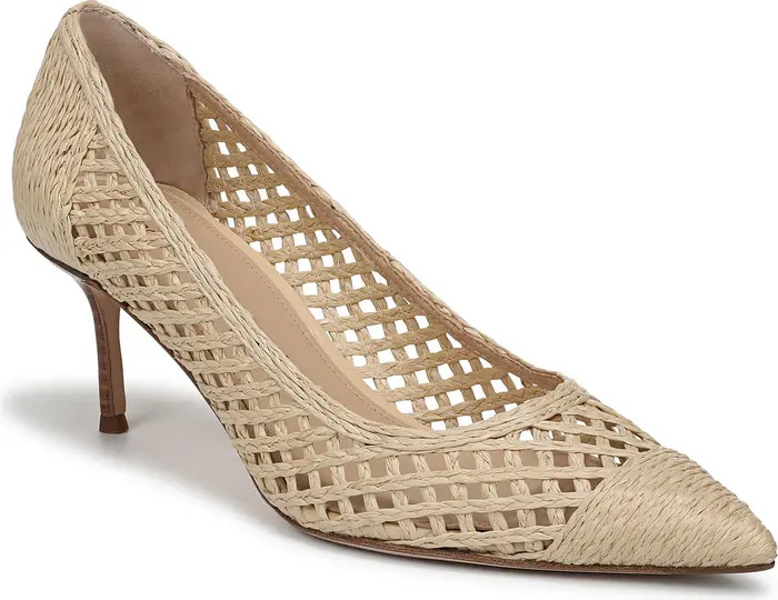 Rita Raffia Pointed Toe Pump (Women) | Nordstrom