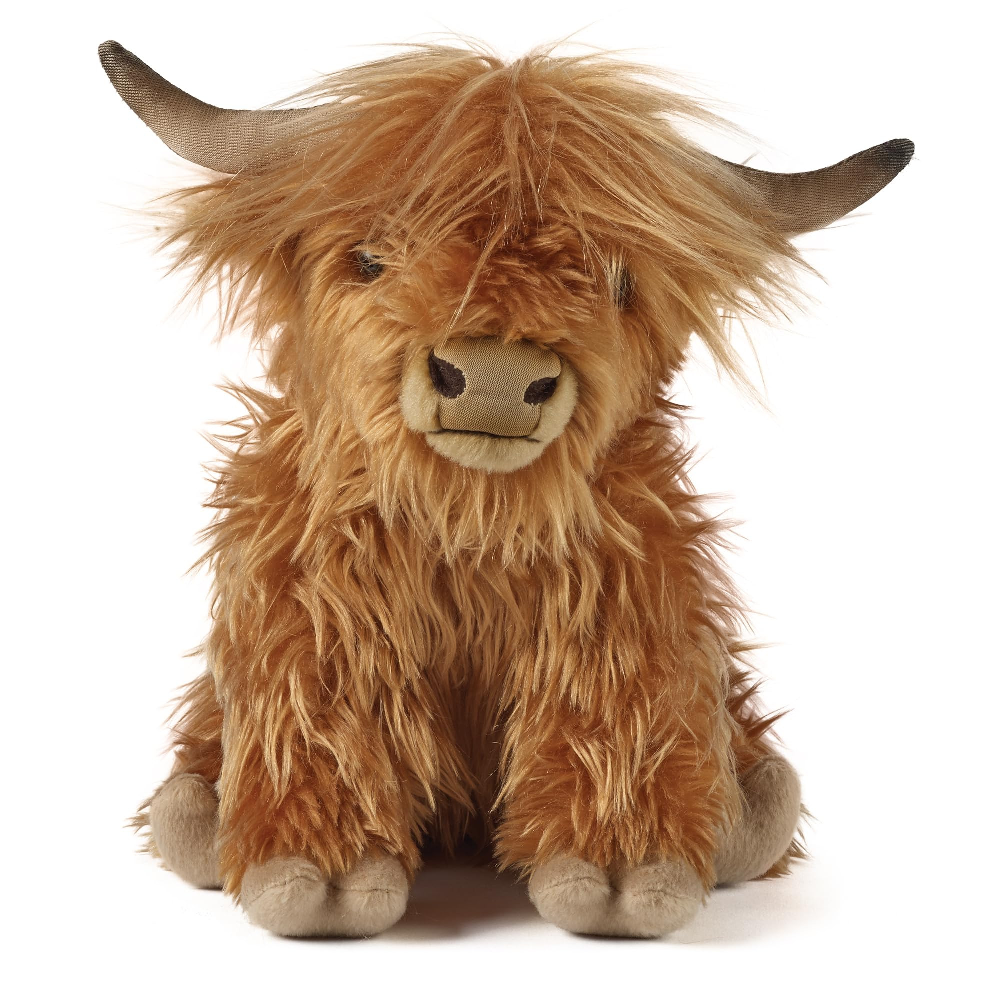 Living Nature Highland Cow Brown Stuffed Animal | Farm Toy | Soft Toy for Kids | Naturli Eco-Frie... | Amazon (US)