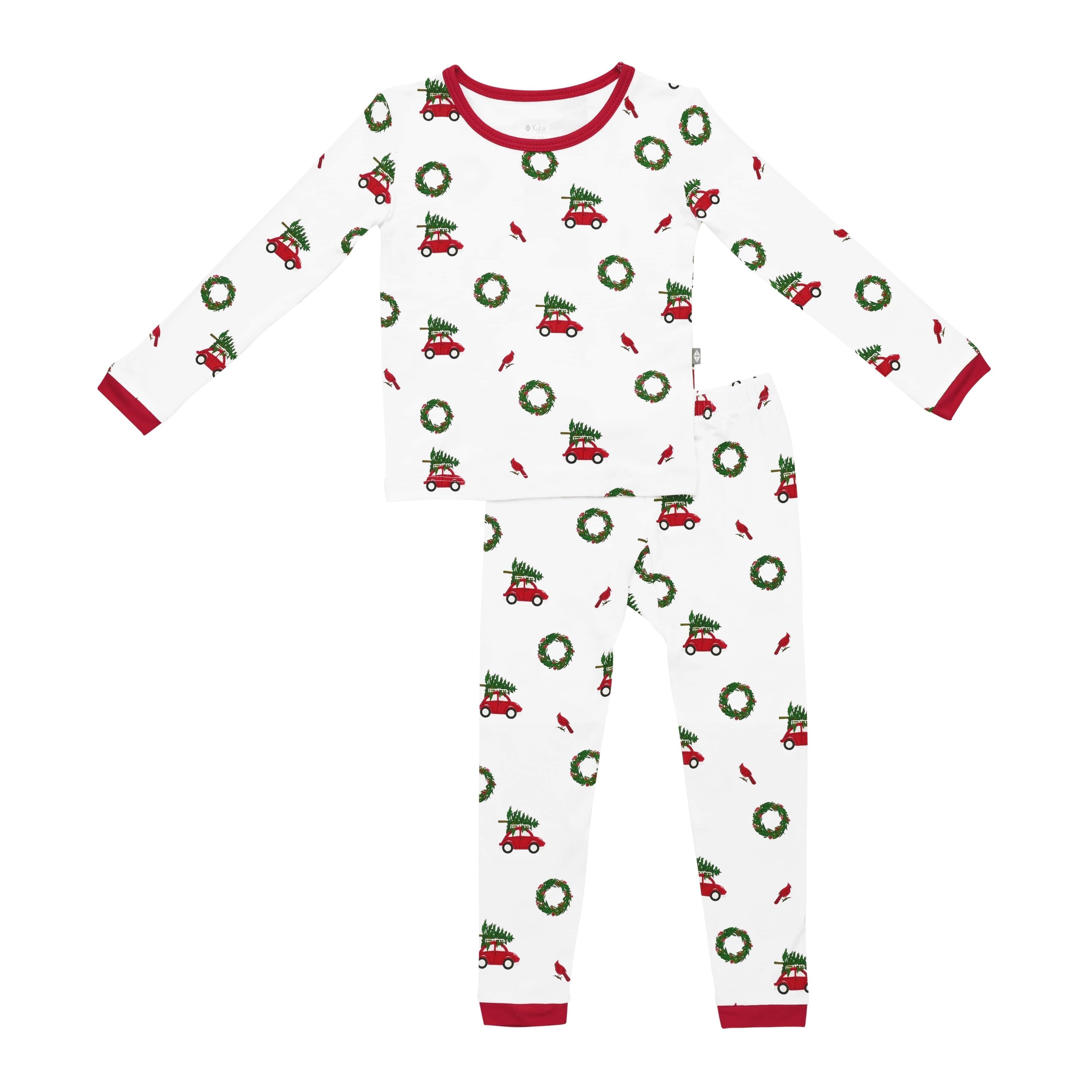 Toddler Pajama Set in Wreath | Kyte BABY