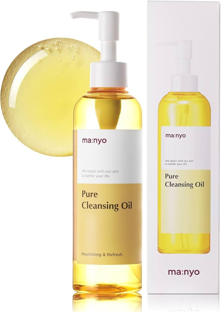 ma:nyo Pure Cleansing Oil Korean Facial Cleanser, Blackhead Melting, Daily Makeup Removal with Ar... | Amazon (US)