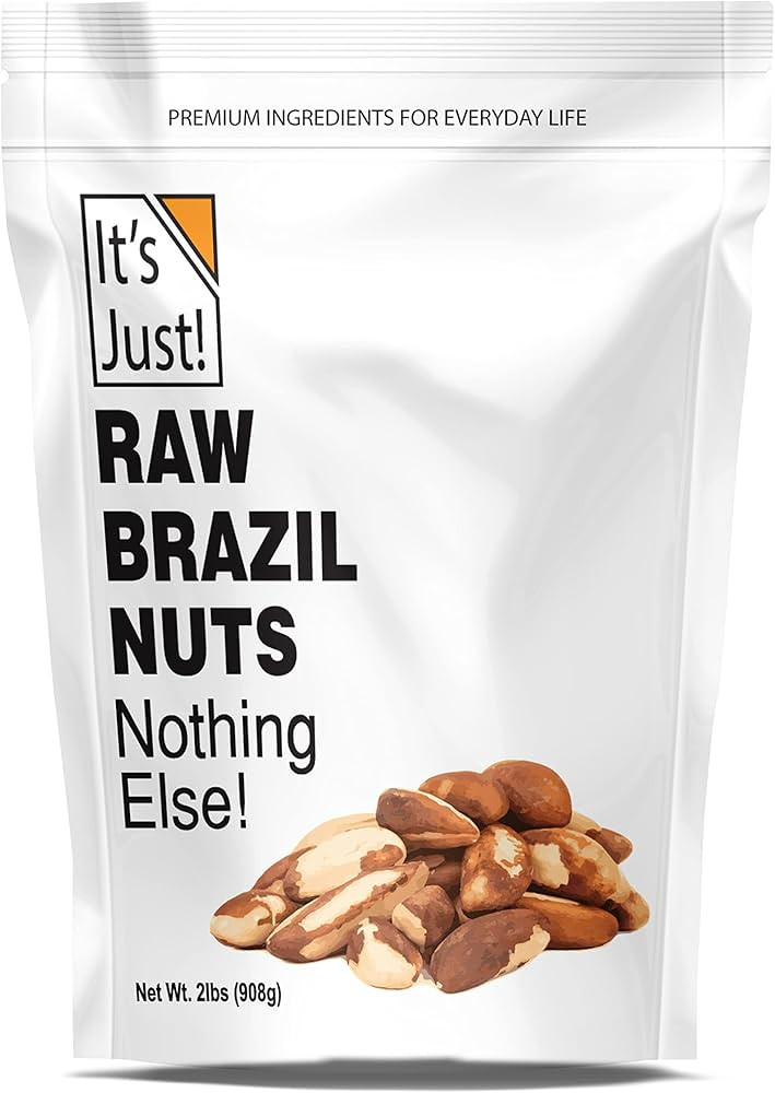 It's Just - Raw Brazil Nuts, 2lb (32oz), Unsalted, Non-GMO, Keto Friendly, Vegan, No PPO, Large, ... | Amazon (US)