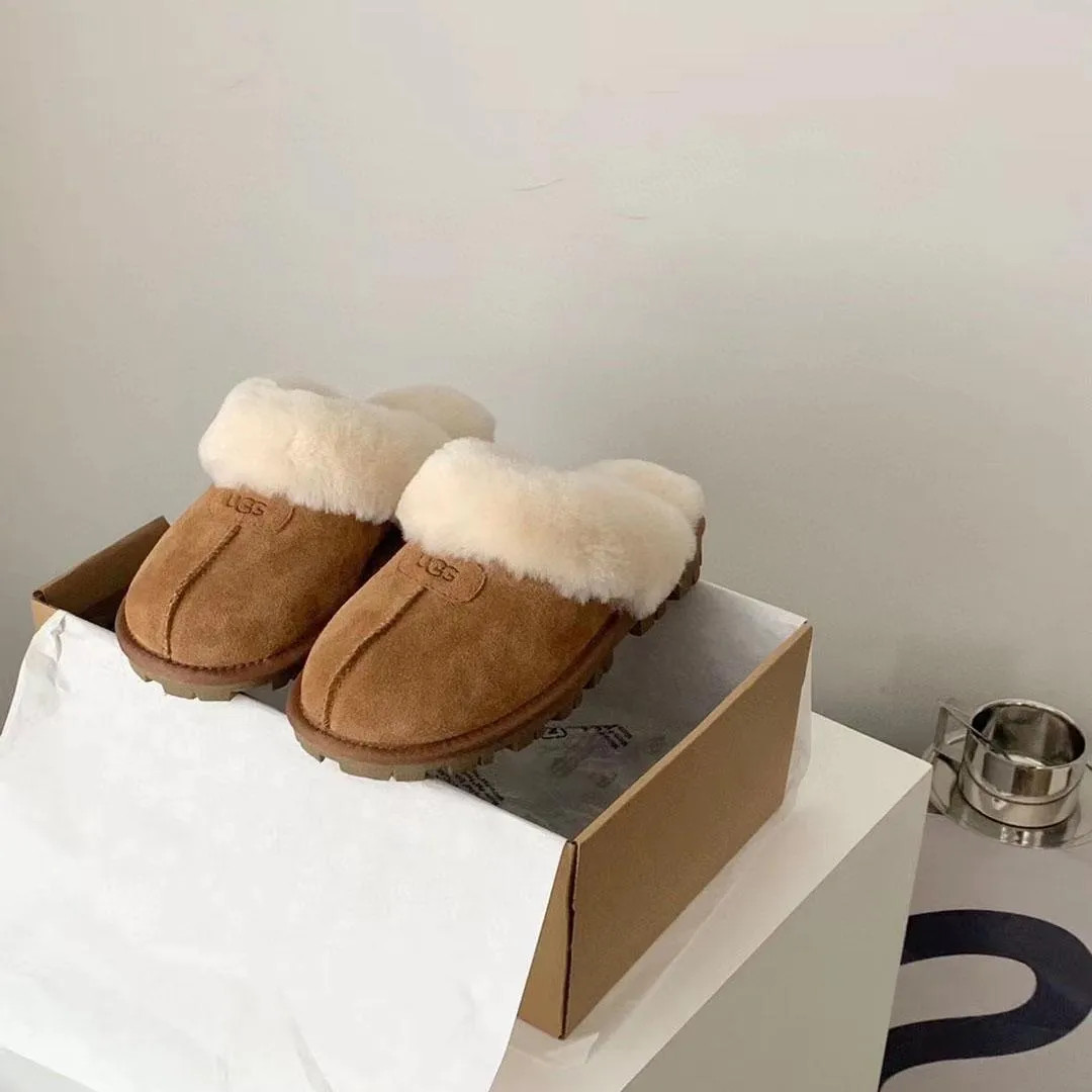 Casula Sliders Sandals Triple Slipper Winter Wool Warm Fashion Men Women Dress Classic Khaki Pink... | DHGate