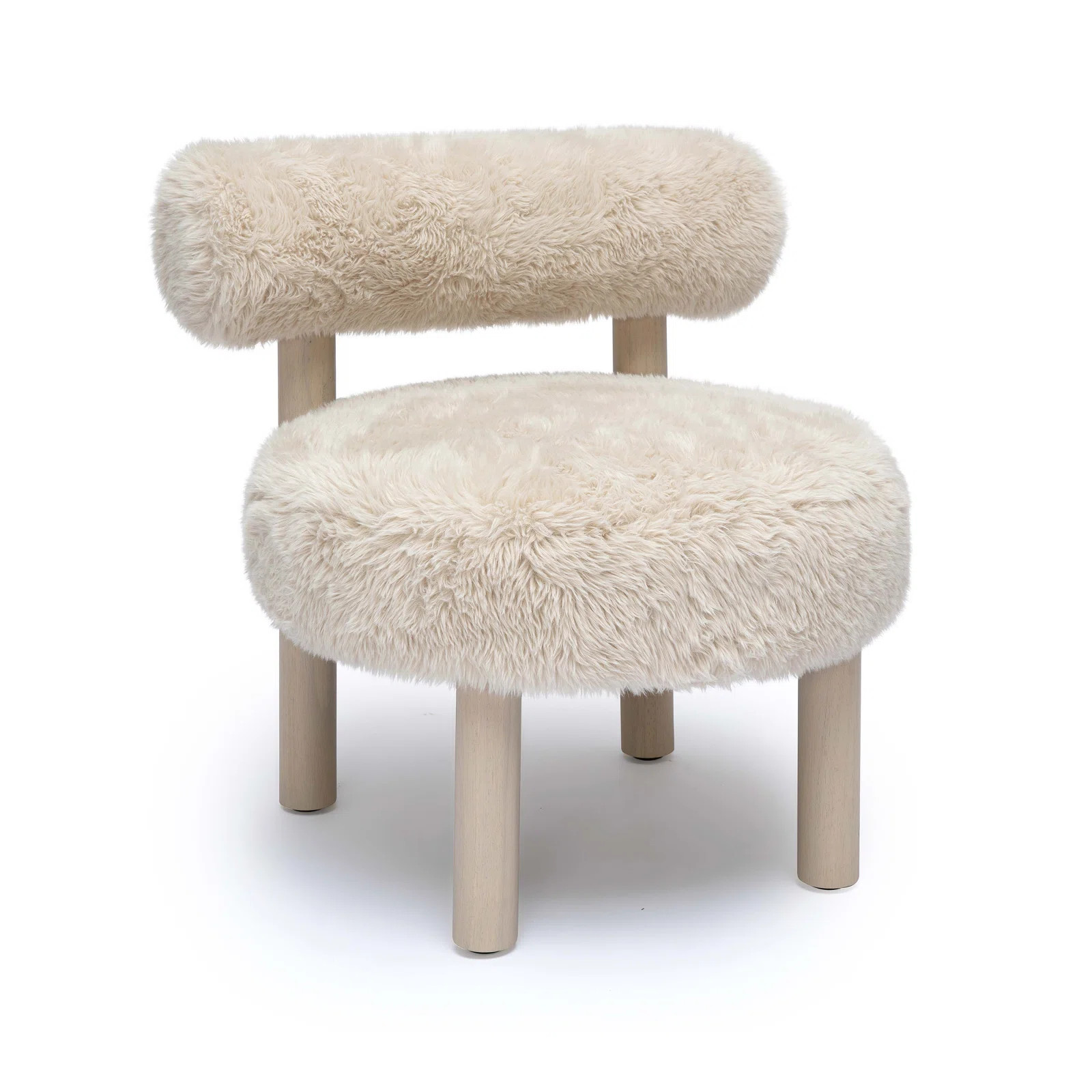 Carmel Vegan Shearling Accent Chair | Wayfair North America
