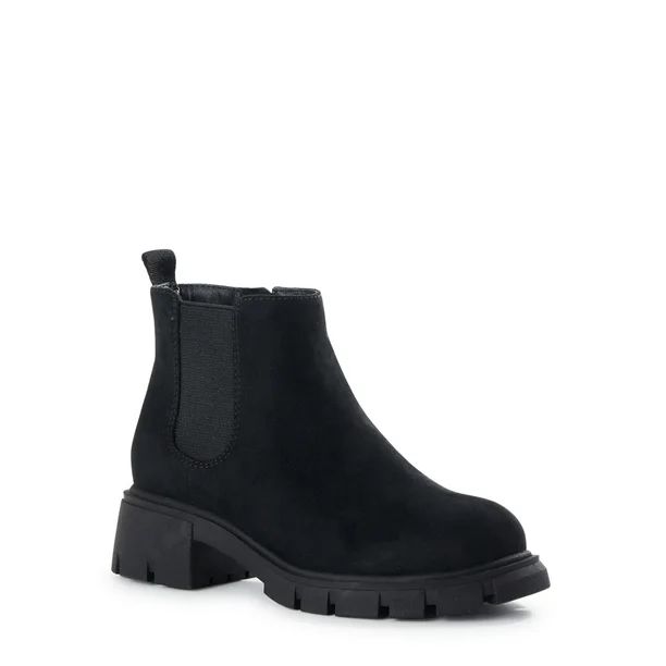Wonder Nation Little & Big Girls’ Chelsea Boots, Sizes 13-6 - Walmart.com | Walmart (US)