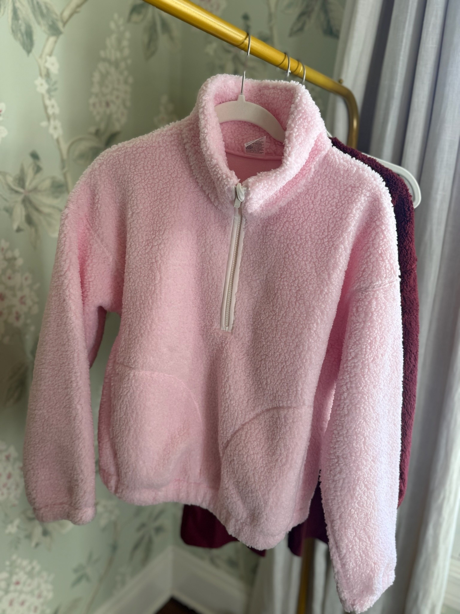 Pink fleece from target I am loving! So warm and cozy!!! 

#LTKStyleTip #LTKFindsUnder50 #LTKActive