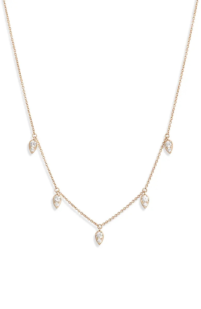 Shaky Cubic Zirconia Necklace | Nordstrom