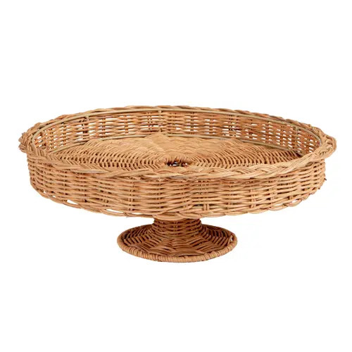 Storied Home Decorative Hand-Woven Rattan Pedestal, Natural at Nordstrom | Nordstrom