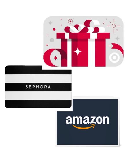 The best stocking stuffers and last minute gifts…e-cards from Amazon, Target, and Sephora! 

#LTKHoliday #LTKGiftGuide #LTKSeasonal