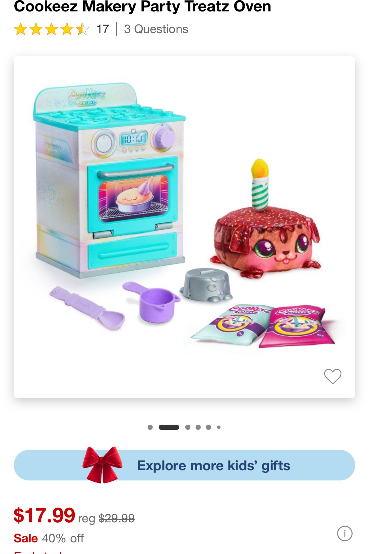 Cookeez Makery is 40% off making it $17.99 - this is my daughter’s number 1 item on her Christmas list and we already have another one. 

#LTKKids #LTKGiftGuide #LTKHoliday
