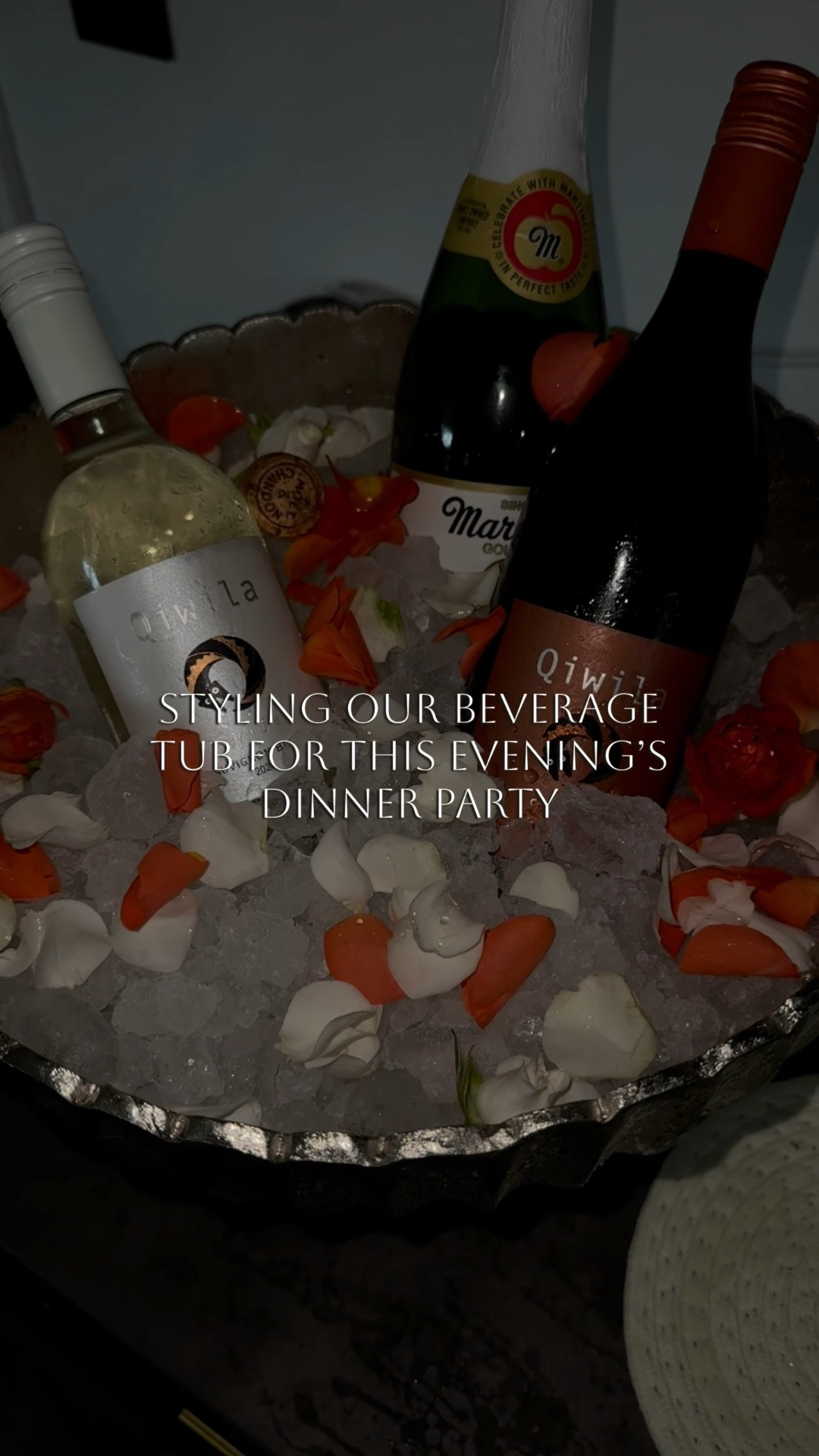 Upgrade this ice bucket and wine station with me. Try this next time you are hosting a brunch or dinner because guests love a stylish drink station. Personally I love a little something to stimulate the senses and add that aesthetically pleasing touch. 🤍

My daughter would say “why are you doing ASMR right now 🙄” 
.
.
.
.
#asmr #icebucket #champagnebar #champagnebucket #hostingideas #dinnerpartyideas #brunchathome #winebar #brunchideas #aestheticstyle #tablesetup #partysetup #lifestyle #homemaking #partyhosting #hostingathome 
Dinner Party 🎉 

#LTKFindsUnder50 #LTKParties #LTKHome