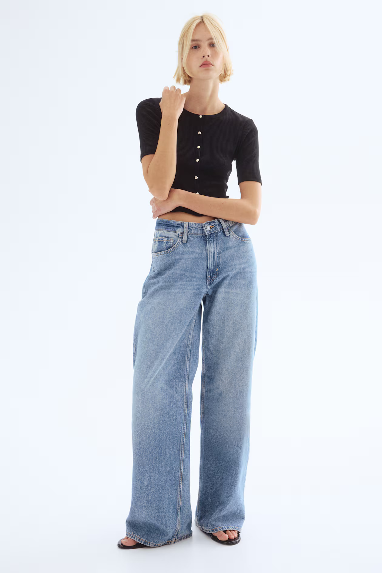 Ribbed Jersey Cardigan | H&M (US + CA)