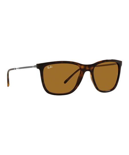 Havana & Brown Square Sunglasses - Unisex | Zulily