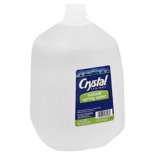 Crystal Springs Natural Spring Water, 128 Fl Oz - Walmart.com | Walmart (US)