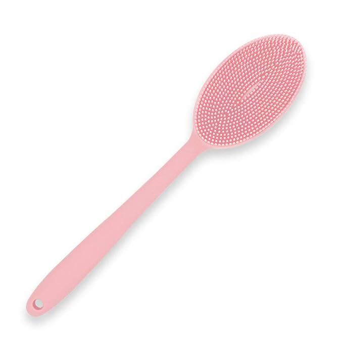 Loofah Exfoliating Body Scrubber 2 in 1 Face And Body Silicone Scrubber - Silicone Shower Brush B... | Amazon (US)