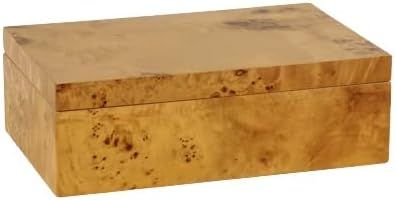 Zodax Leiden Burl Wood Design Box, Large 10" | Amazon (US)