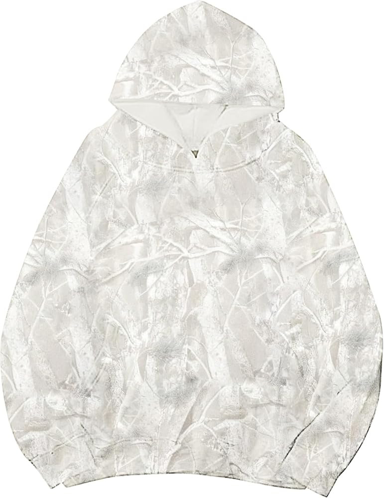 Lauweion Women Solid Basic Fleece Letter Loose Hoodie Sweatshirt Long Sleeve Kangaroo Pocket Drop... | Amazon (US)